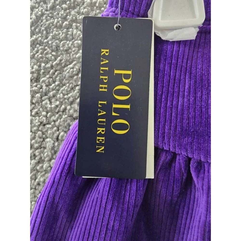 Polo Ralph Lauren Tiered Corduroy Skirt Toddler & Little Girls 2 Opulent Purple